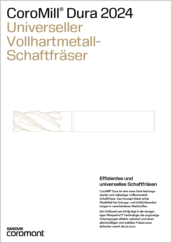 SANDVIK Coromant CoroMill® Dura